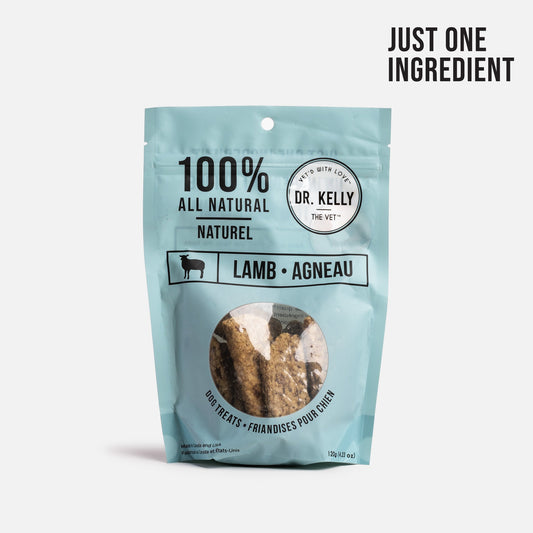 100% Natural Dog Treats - Lamb