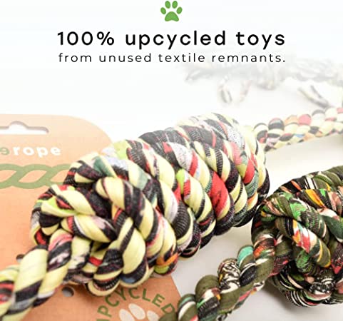 Upcycled Knotty Rope Chew Toy